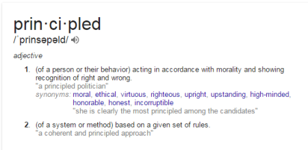 principled - definition